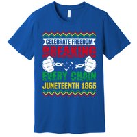 Celebrate Freedom Breaking Every Chain African Juneteenth Cute Gift Premium T-Shirt