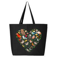 Cute Funny Bird Lover Heart 25L Jumbo Tote