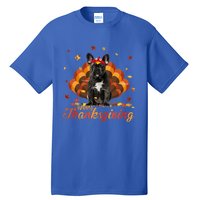 Cute French Bulldog Happy Thanksgiving Turkey Dog Crispy Tall T-Shirt