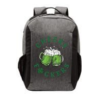 Cheers Fucker Beer Lover Drinking Team Saint Patrick's Day Matching Group Vector Backpack