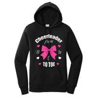 Cheerleader From Bow 2 Toe Cheerleading Gift Women's Pullover Hoodie