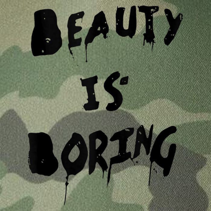 Cool Funny Beauty is Boring Nerd Geek Retro Graphic Legacy Tie Dye Trucker Hat
