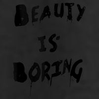 Cool Funny Beauty is Boring Nerd Geek Retro Graphic Cool Comfort Performance Bucket Hat