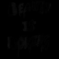 Cool Funny Beauty is Boring Nerd Geek Retro Graphic T-Shirt