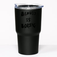 Cool Funny Beauty is Boring Nerd Geek Retro Graphic Tumbler