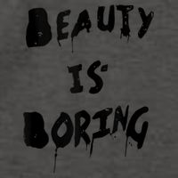 Cool Funny Beauty is Boring Nerd Geek Retro Graphic Vector Backpack