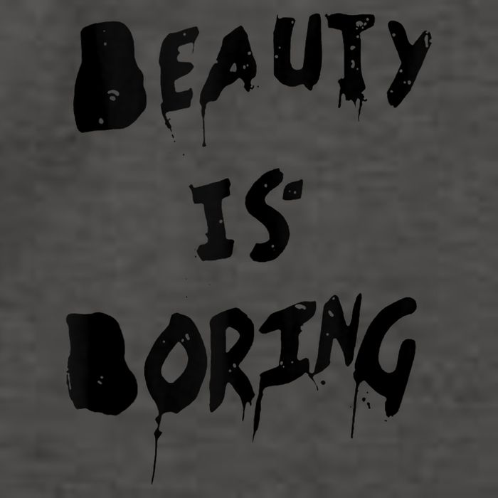 Cool Funny Beauty is Boring Nerd Geek Retro Graphic Vector Backpack