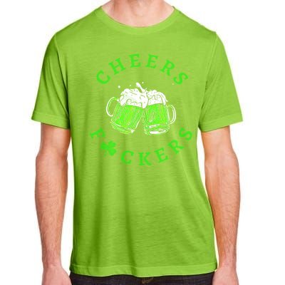 Cheers Fuckers Beer Gift Adult ChromaSoft Performance T-Shirt