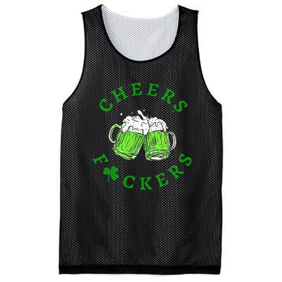 Cheers Fuckers Beer Gift Mesh Reversible Basketball Jersey Tank