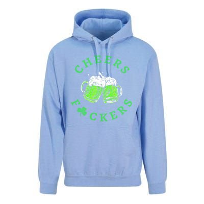 Cheers Fuckers Beer Gift Unisex Surf Hoodie