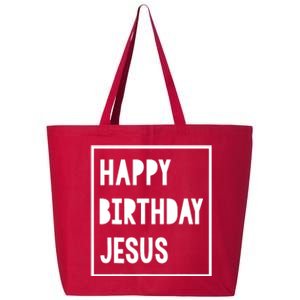 Christmas For Boy Girl Happy Birthday Jesus 25L Jumbo Tote