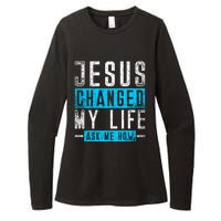 Christian Faith Bible Prayer God Savior Devotee Jesus Womens CVC Long Sleeve Shirt