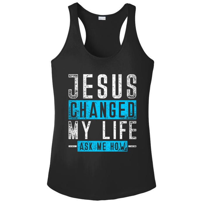 Christian Faith Bible Prayer God Savior Devotee Jesus Ladies PosiCharge Competitor Racerback Tank