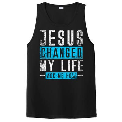 Christian Faith Bible Prayer God Savior Devotee Jesus PosiCharge Competitor Tank