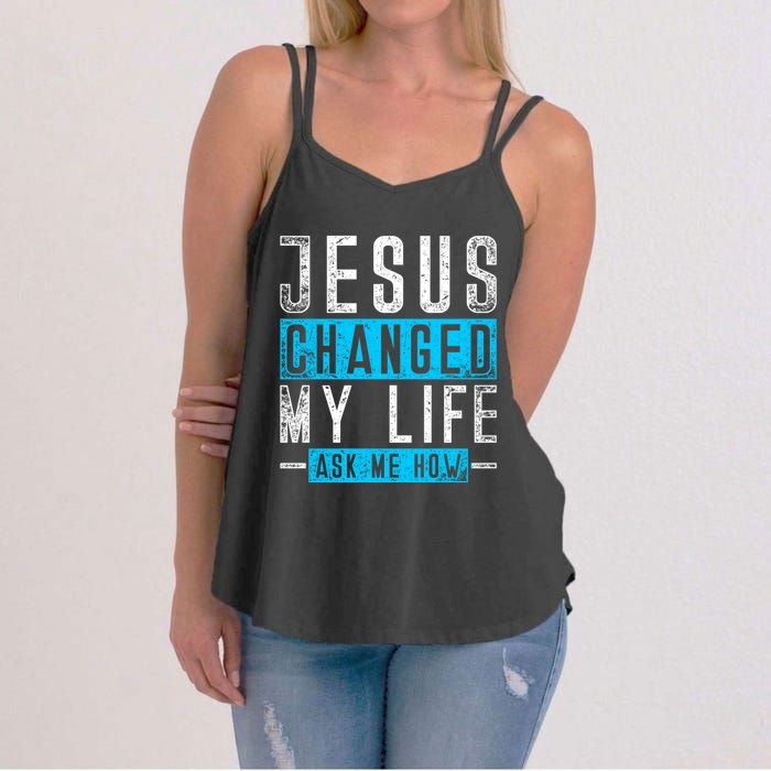 Christian Faith Bible Prayer God Savior Devotee Jesus Women's Strappy Tank