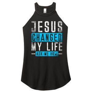 Christian Faith Bible Prayer God Savior Devotee Jesus Women's Perfect Tri Rocker Tank