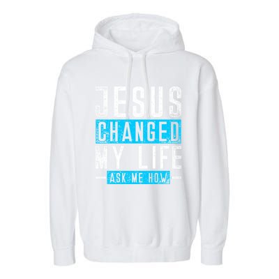 Christian Faith Bible Prayer God Savior Devotee Jesus Garment-Dyed Fleece Hoodie