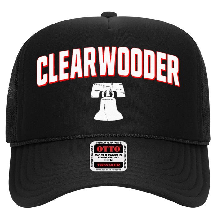 Clearwooder Funny Baseball Tee Clearwater FL Spring High Crown Mesh Back Trucker Hat