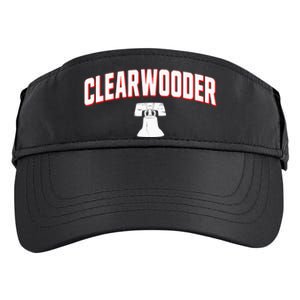 Clearwooder Funny Baseball Tee Clearwater FL Spring Adult Drive Performance Visor