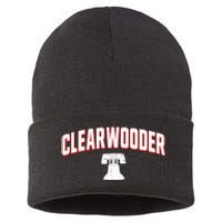 Clearwooder Funny Baseball Tee Clearwater FL Spring Sustainable Knit Beanie