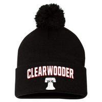 Clearwooder Funny Baseball Tee Clearwater FL Spring Pom Pom 12in Knit Beanie