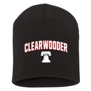 Clearwooder Funny Baseball Tee Clearwater FL Spring Short Acrylic Beanie