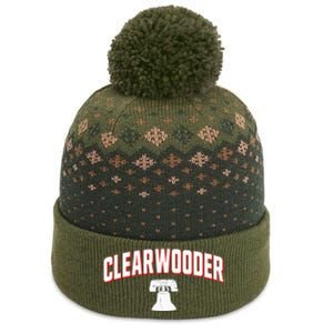 Clearwooder Funny Baseball Tee Clearwater FL Spring The Baniff Cuffed Pom Beanie