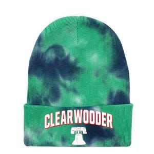 Clearwooder Funny Baseball Tee Clearwater FL Spring Tie Dye 12in Knit Beanie