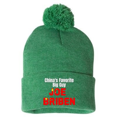 Chinas Favorite Big Guy Joe Briben Pom Pom 12in Knit Beanie