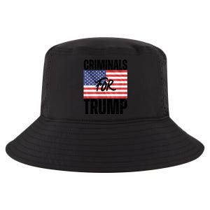 Criminals For Biden Is Biden Supporter Is American Pride Gift Cool Comfort Performance Bucket Hat