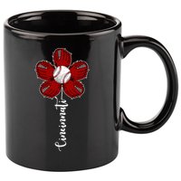 Cincinnati Flower Baseball 11oz C Handle Ceramic Mug