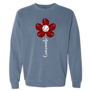 Cincinnati Flower Baseball Garment-Dyed Sweatshirt