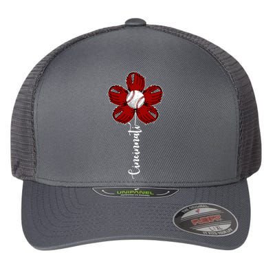 Cincinnati Flower Baseball Flexfit Unipanel Trucker Cap