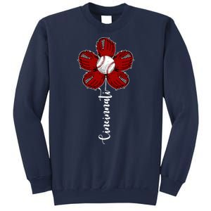 Cincinnati Flower Baseball Sweatshirt