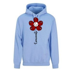 Cincinnati Flower Baseball Unisex Surf Hoodie