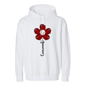 Cincinnati Flower Baseball Garment-Dyed Fleece Hoodie