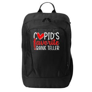 CupidS Favorite Bank Teller Funny Hearts ValentineS Day City Backpack