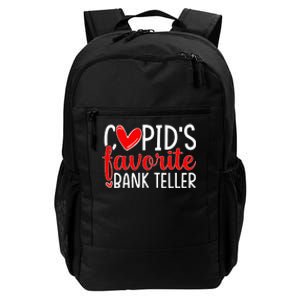 CupidS Favorite Bank Teller Funny Hearts ValentineS Day Daily Commute Backpack