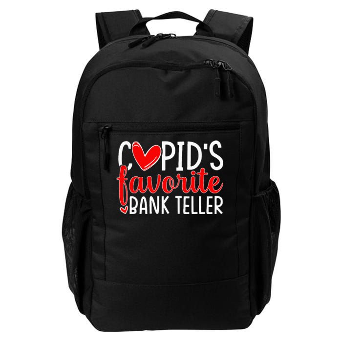 CupidS Favorite Bank Teller Funny Hearts ValentineS Day Daily Commute Backpack