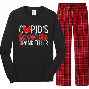 CupidS Favorite Bank Teller Funny Hearts ValentineS Day Long Sleeve Pajama Set