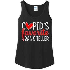 CupidS Favorite Bank Teller Funny Hearts ValentineS Day Ladies Essential Tank