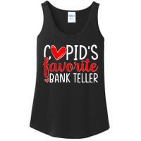 CupidS Favorite Bank Teller Funny Hearts ValentineS Day Ladies Essential Tank