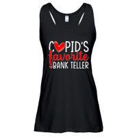 CupidS Favorite Bank Teller Funny Hearts ValentineS Day Ladies Essential Flowy Tank