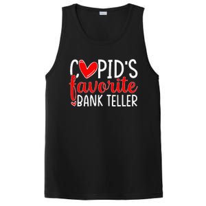 CupidS Favorite Bank Teller Funny Hearts ValentineS Day PosiCharge Competitor Tank