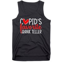 CupidS Favorite Bank Teller Funny Hearts ValentineS Day Tank Top