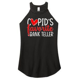 CupidS Favorite Bank Teller Funny Hearts ValentineS Day Women's Perfect Tri Rocker Tank