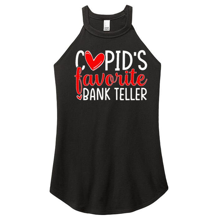 CupidS Favorite Bank Teller Funny Hearts ValentineS Day Women's Perfect Tri Rocker Tank