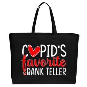 CupidS Favorite Bank Teller Funny Hearts ValentineS Day Cotton Canvas Jumbo Tote