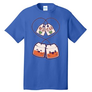 Cute Funny BesTeas Best Friend Tea Bags Tall T-Shirt