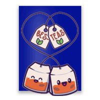 Cute Funny BesTeas Best Friend Tea Bags Poster